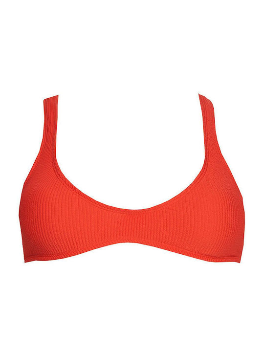 Padded Bikini Bra Red