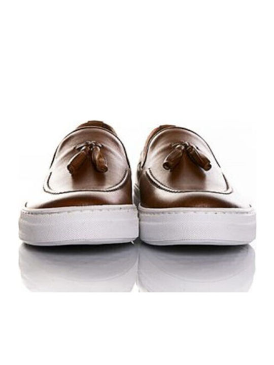 Men's Leather Moccasins Brown