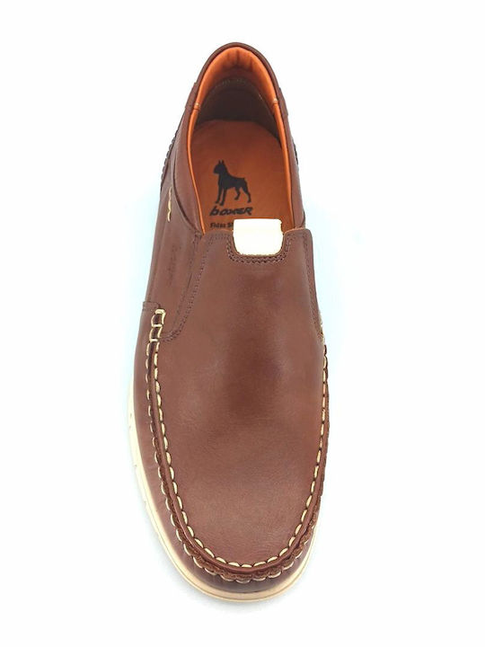 Mocasini barbati in Tabac maro Culori