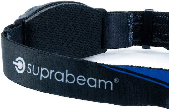 Suprabeam Rechargeable Headlamp LED IPX4 with Maximum Brightness 650lm Gray