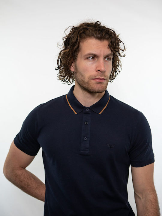 Side Effect Men's Blouse Polo Navy Blue