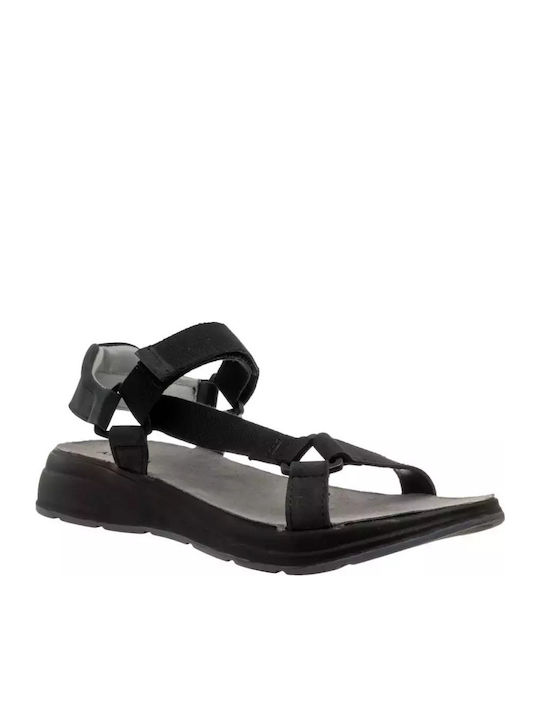 Women's Flat Sandals in Black Color