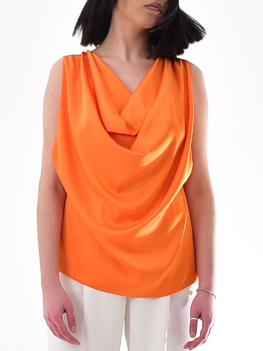 Women's Blouse Orange