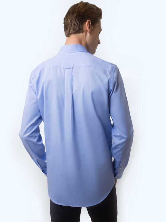 The Bostonians Men's Shirt Cotton Light Blue