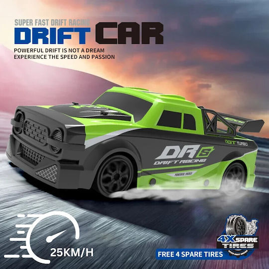 Remote Controlled Car Drift 4WD Green