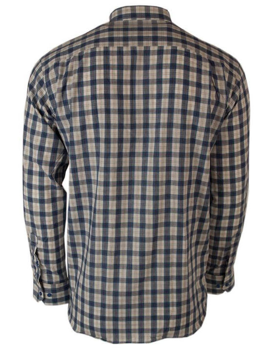 Rammazzoti Men's Shirt Cotton Checked Beige