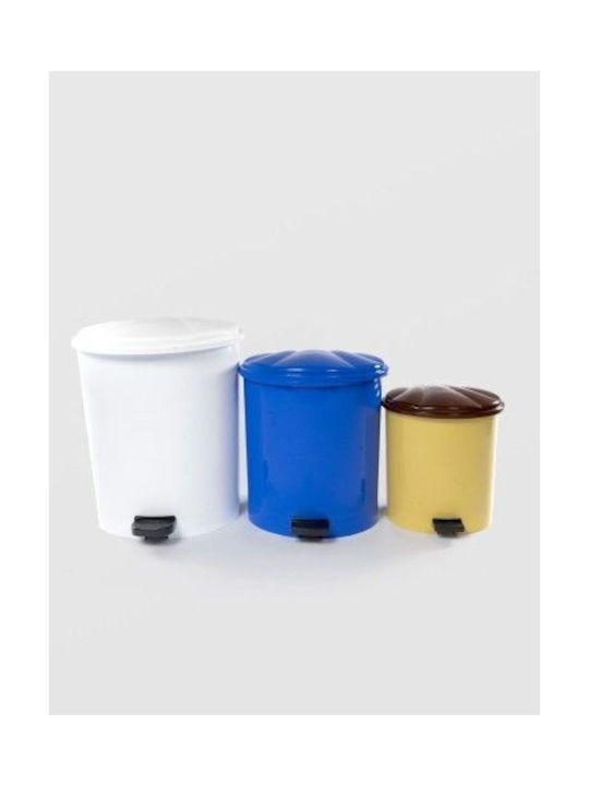 Sterk Coș de Gunoi Plastic cu Pedală Multicolor 5lt 2buc