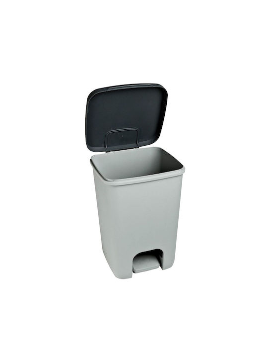 Curver Coș de Gunoi Plastic cu Pedală Gri 20l