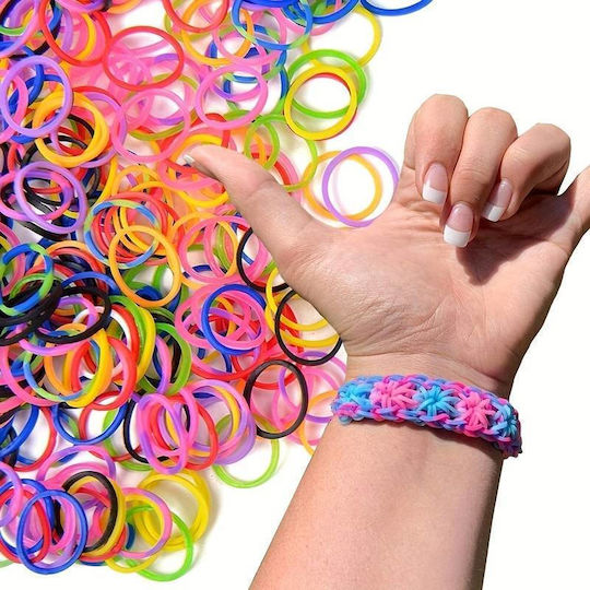 Bracelet Creation Set 3000 Elastics Zola Beads Pendants Accessories Included Multicolor