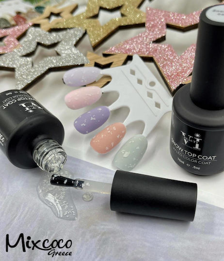 Mixcoco Top Coat για Ημιμόνιμα Βερνίκια 15ml
