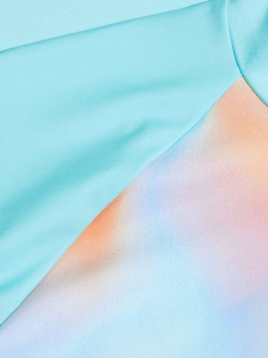 Speedo Printed Детски Бански Блуза Light Blue