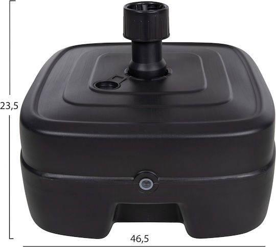 Freebox Βάση Ομπρέλας Πλαστική Ανθρακί 5x23cm