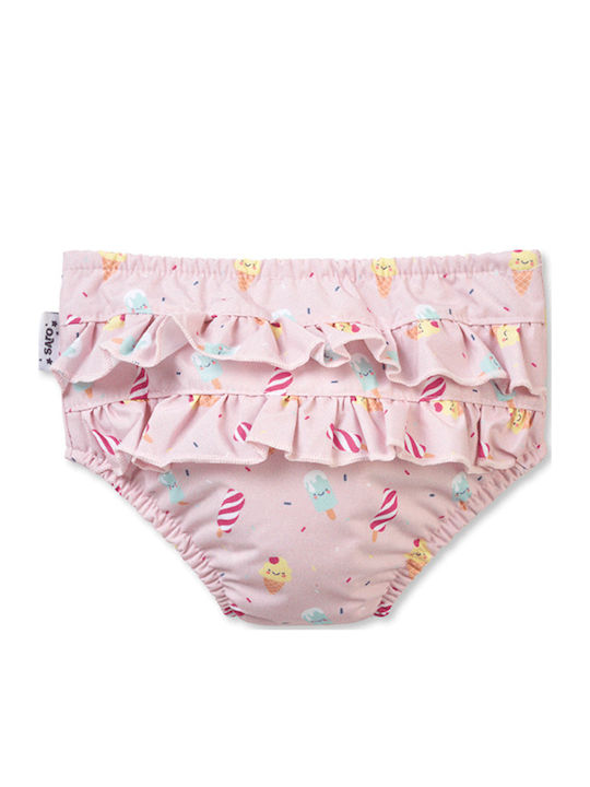 Saro Ice Creams Costum De Baie Pentru Copii Scutec De Înot Roz