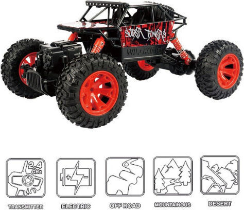 Радиоуправляемо Автомобил Дрифт 4WD Червен
