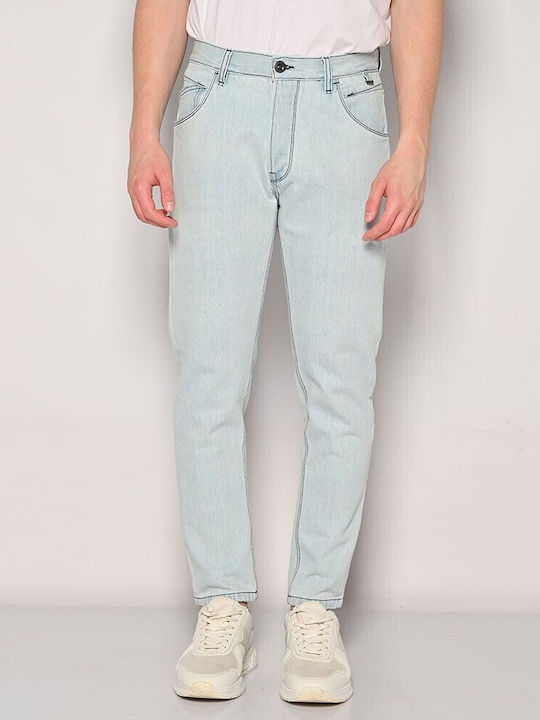 Ανδρικό Παντελόνι Τζιν με Loose Εφαρμογή Light Blue