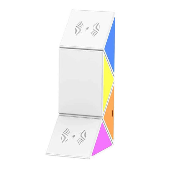 Budi Ασύρματος Φορτιστής (Qi Pad) 15W Λευκός (4600)