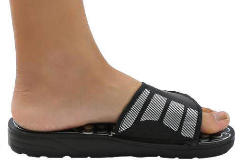 Slippers Foot Massage Relaxation Zola 41 Inserts Black Size 40/41