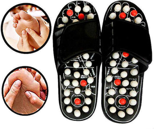 Slippers Foot Massage Relaxation Zola 41 Inserts Black Size 40/41