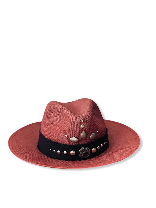 Kamar Γυναικείο Λινό Καπέλο Κόκκινο