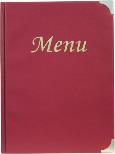 Κατάλογος Menu Basic A4 Εστιατόρια Cafe 24x34cm Κόκκινος Securit Τεμ