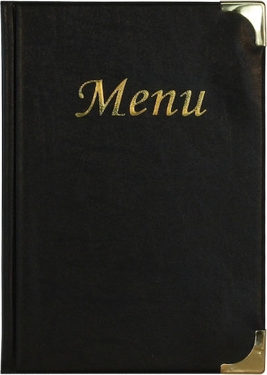 Κατάλογος Menu Basic A5 Εστιατόρια Cafe 18x25cm Μαύρος Securit Τεμ