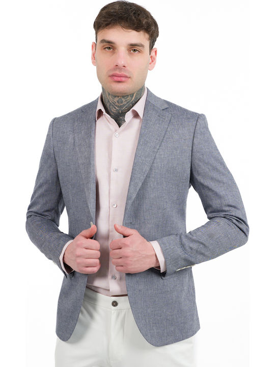 Men's Suit Jacket Slim Fit Indigo