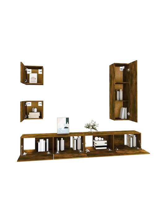 Wohnzimmer TV-Einheit Smoky Oak L100xB30cm