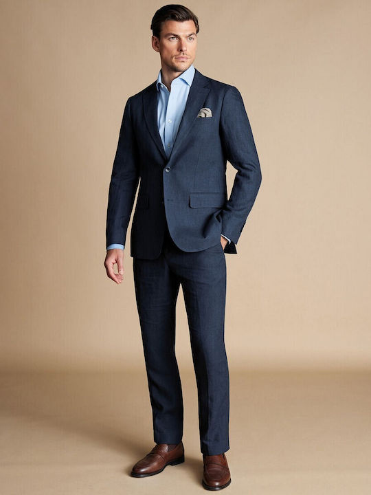 Charles Tyrwhitt Vara Sacou bărbați Dark Blue