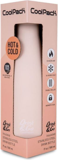 Coolpack Flasche Thermosflasche Rostfreier Stahl 500ml COOLPACK Powder peach