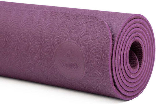 Bodhi Στρώμα Γυμναστικής Yoga Μωβ (183x60cm)