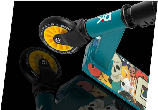 Soke Kids Scooter Foldable Go! 2-Wheel Blue