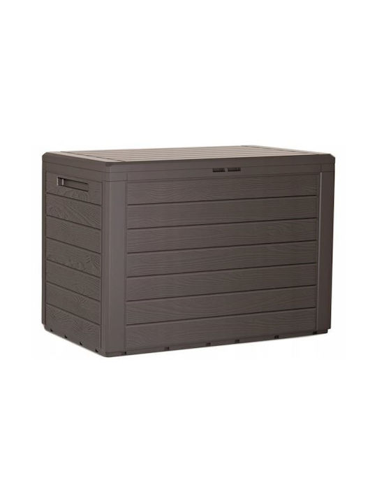 Prosperplast Cutie de depozitare pentru exterior Plastic 190lt Maro L78xW44xH55buc