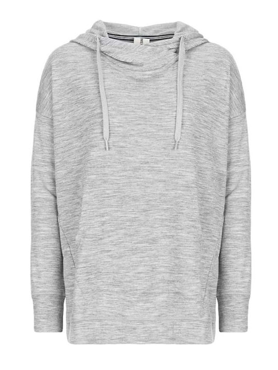 Natural Women's Hooded Sweatshirt Gray