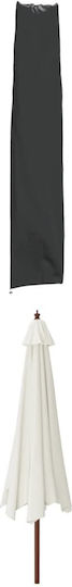 vidaXL Waterproof Umbrella Cover Black 28x32x170cm 2pcs