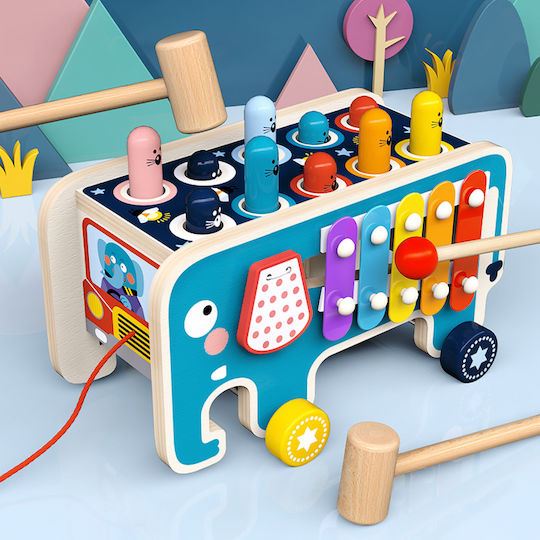Multifunctional Activity Centre Zola Workbench Hammer Elephant Activities
