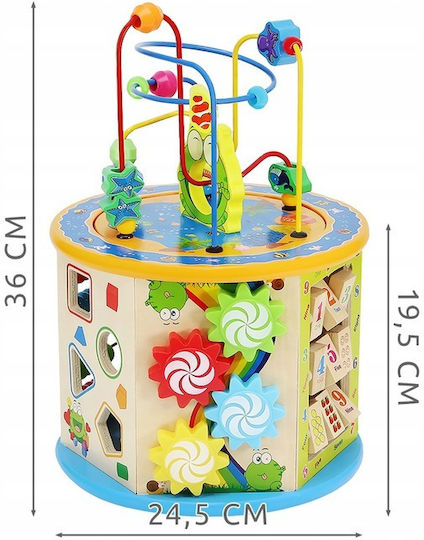 Zola Activity Centre 8 Boards Multicoloured Wooden Development Toy for Child's Intelligence