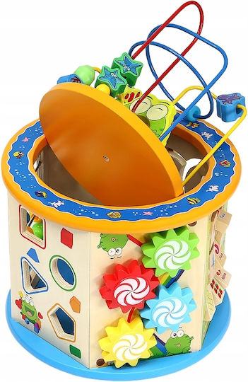 Zola Activity Centre 8 Boards Multicoloured Wooden Development Toy for Child's Intelligence