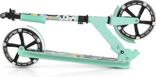 Byox Kids Foldable Scooter Monster 2-Wheel for 6+ Years Green
