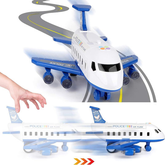 Large Police Plane Zola Multifunctional Foldable Parking Crane Cars Included Dimensions 37-63