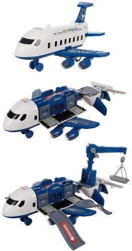 Large Police Plane Zola Multifunctional Foldable Parking Crane Cars Included Dimensions 37-63
