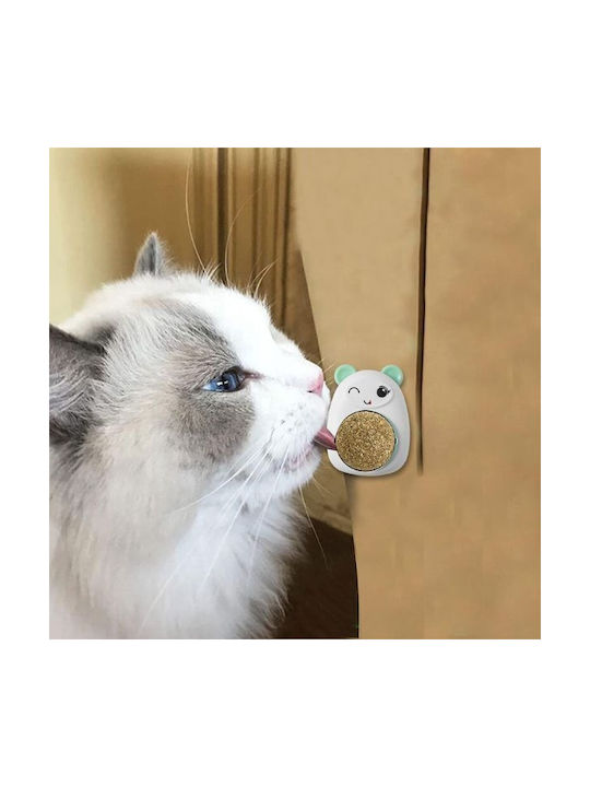 Играчка за котка Топка Зелен с катнип