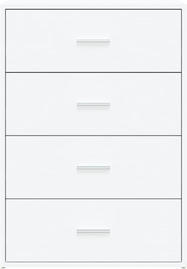 Wooden Chest of Drawers White 60x31x84cm