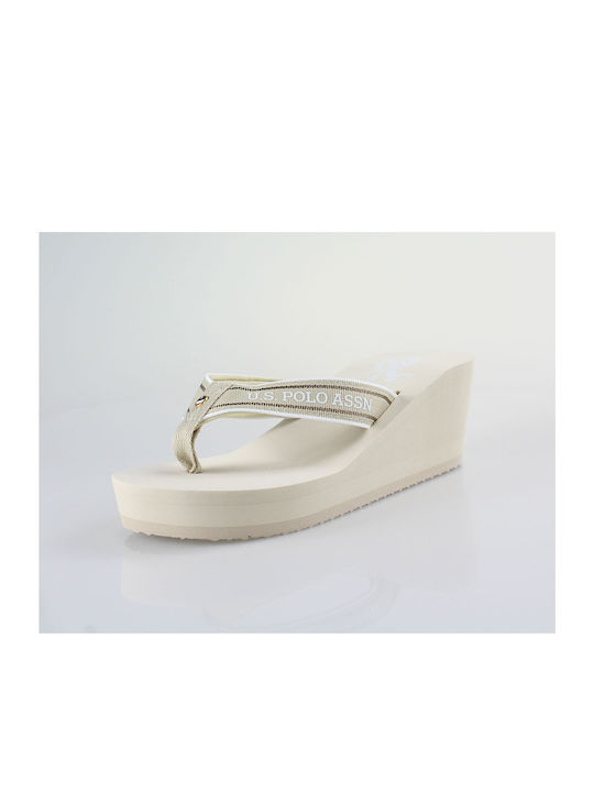 Women's Flip Flops Beige