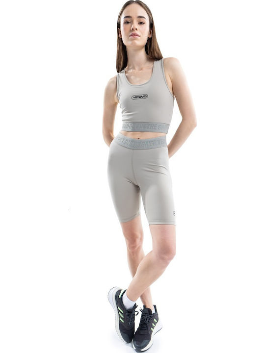 Women's Training Legging Shorts BEIGE