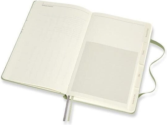 Moleskine Пасион Джърнъл Бележник Дневник За Благополучие 400 Листа С Твърда Корица Уелнес 13X21