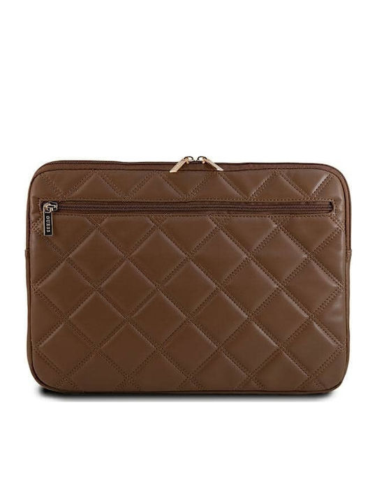 Guess Quilted Θήκη για Laptop 14" σε Καφέ χρώμα