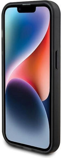 Ferrari Umschlag Rückseite Kunststoff / Silikon Schwarz (iPhone 15 Pro)