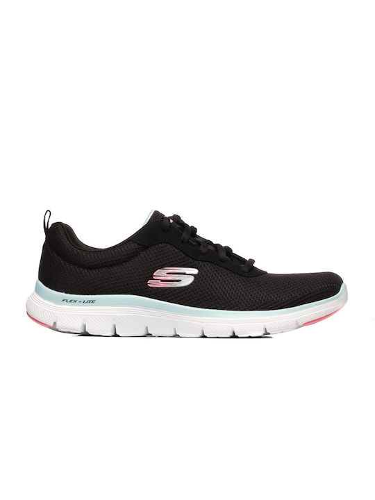 Skechers Flex Appeal 4.0 Γυναικεία Αθλητικά Παπούτσια Running Μαύρα