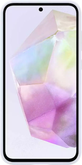 Samsung Umschlag Rückseite Silikon Blau (Galaxy A35)