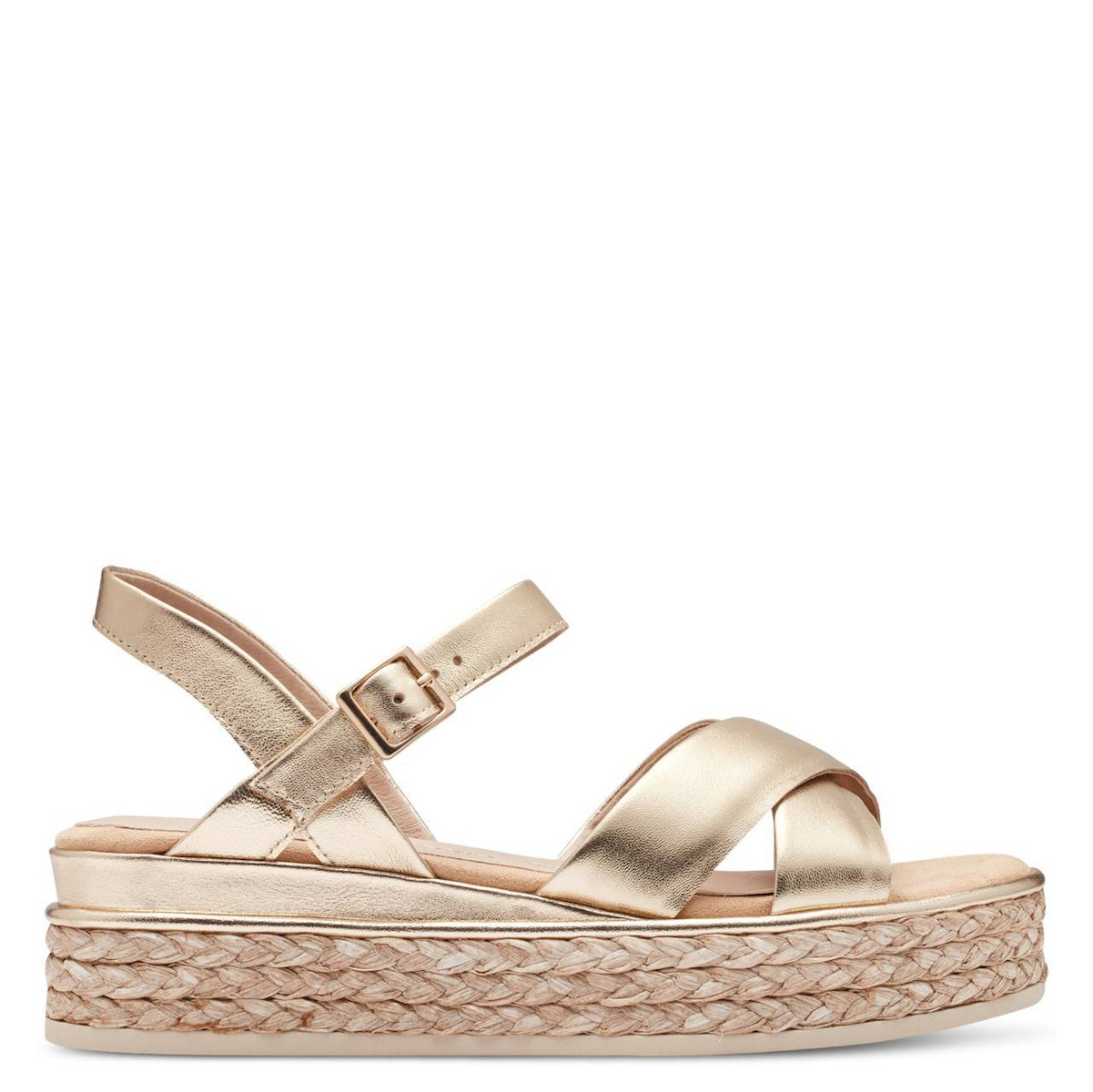 Marco Tozzi Women's Platform Shoes Gold 2-28769-42-940